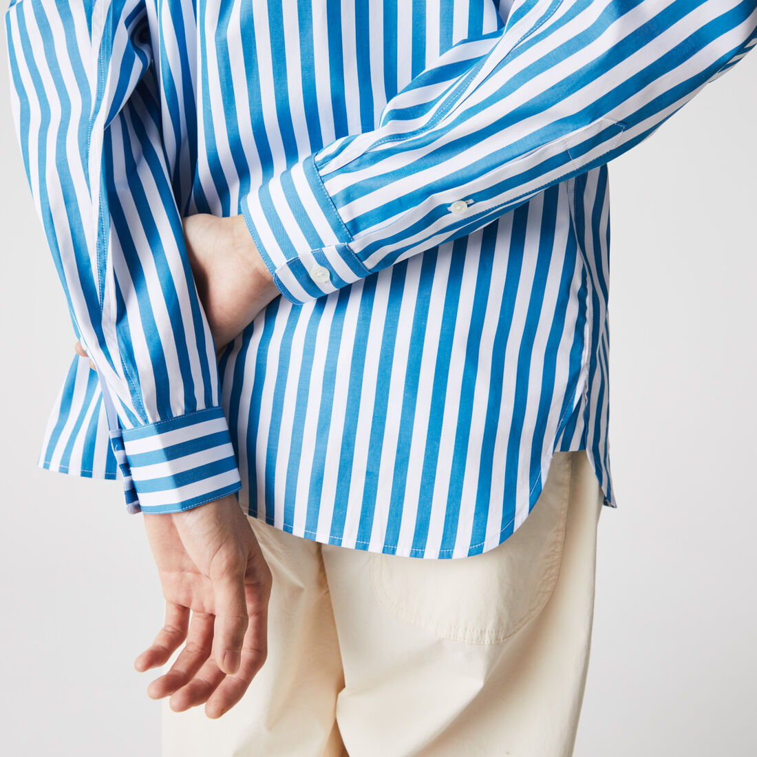 Men's Regular Fit Striped Poplin Shirt Men's Regular Fit Striped Poplin Shirt