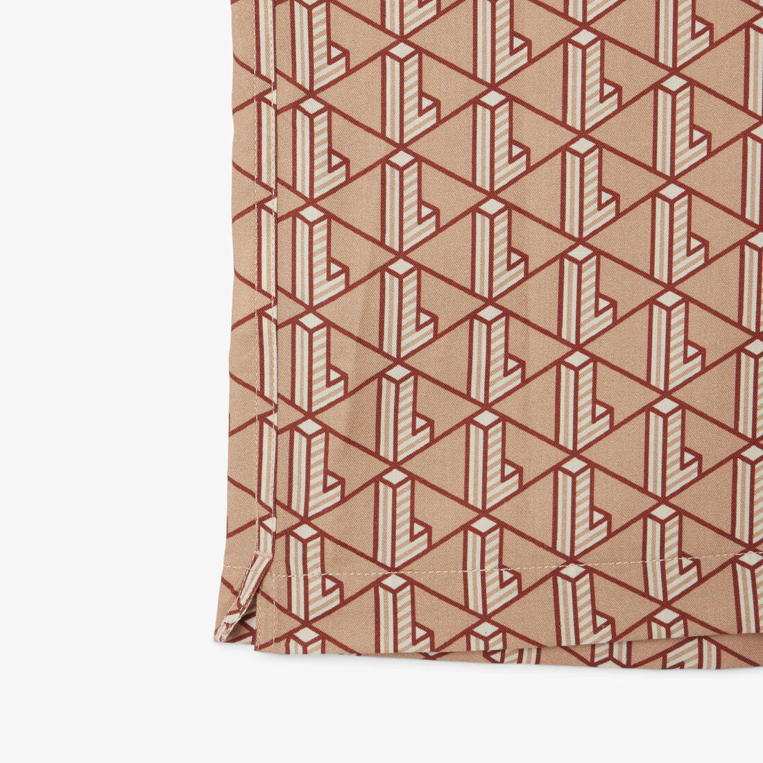 Straight Cut Monogram Shirt Straight Cut Monogram Shirt