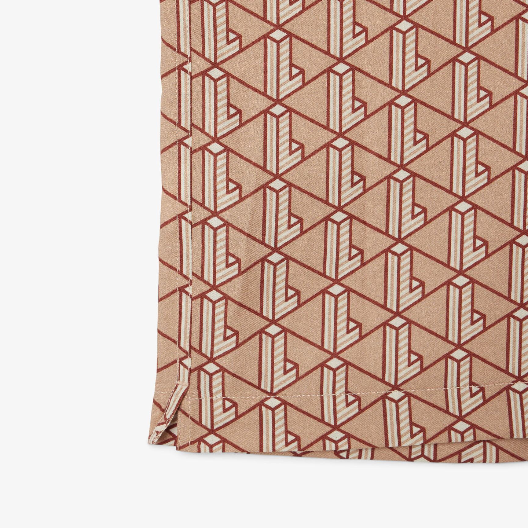 Straight Cut Monogram Shirt Straight Cut Monogram Shirt