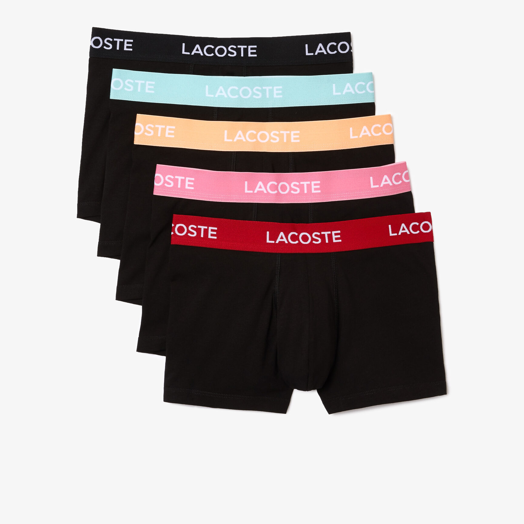 Men's 5-pack Lacoste Stretch Cotton Trunks Men's 5-pack Lacoste Stretch Cotton Trunks