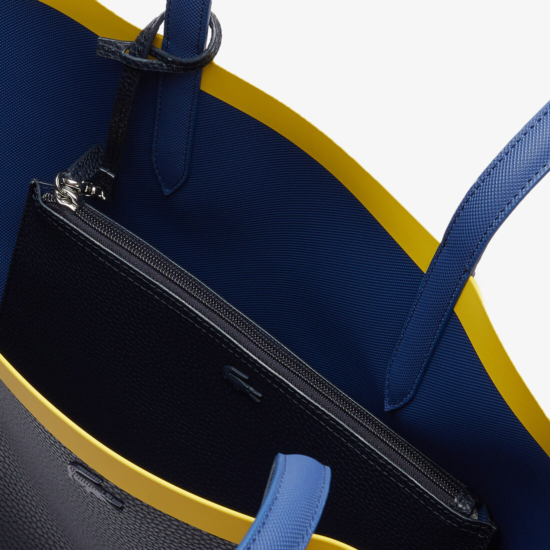 Women's Anna Reversible Contrast Band Coated Canvas Tote Bag Women's Anna Reversible Contrast Band Coated Canvas Tote Bag