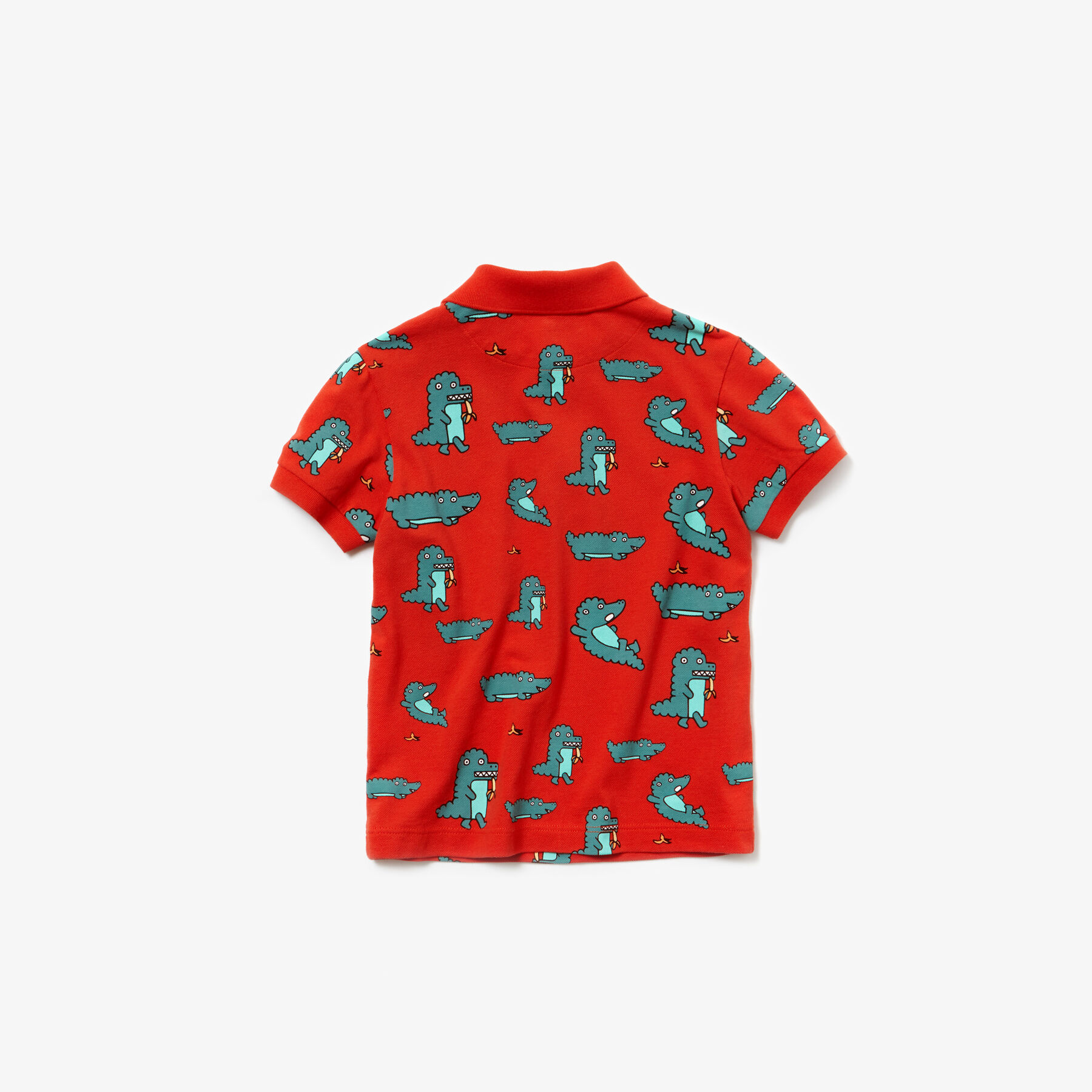 boys  lacoste print mini piqu  polo shirt