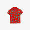 boys  lacoste print mini piqu  polo shirt