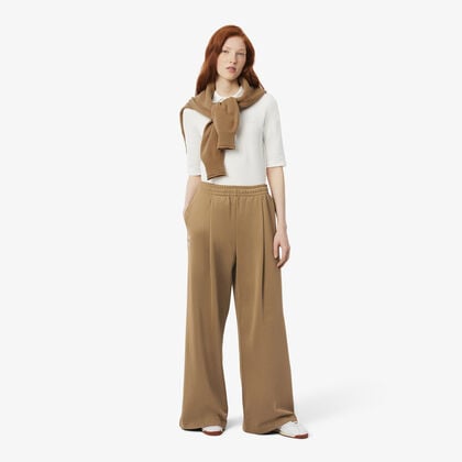 lacoste pleat front pique sweatpants