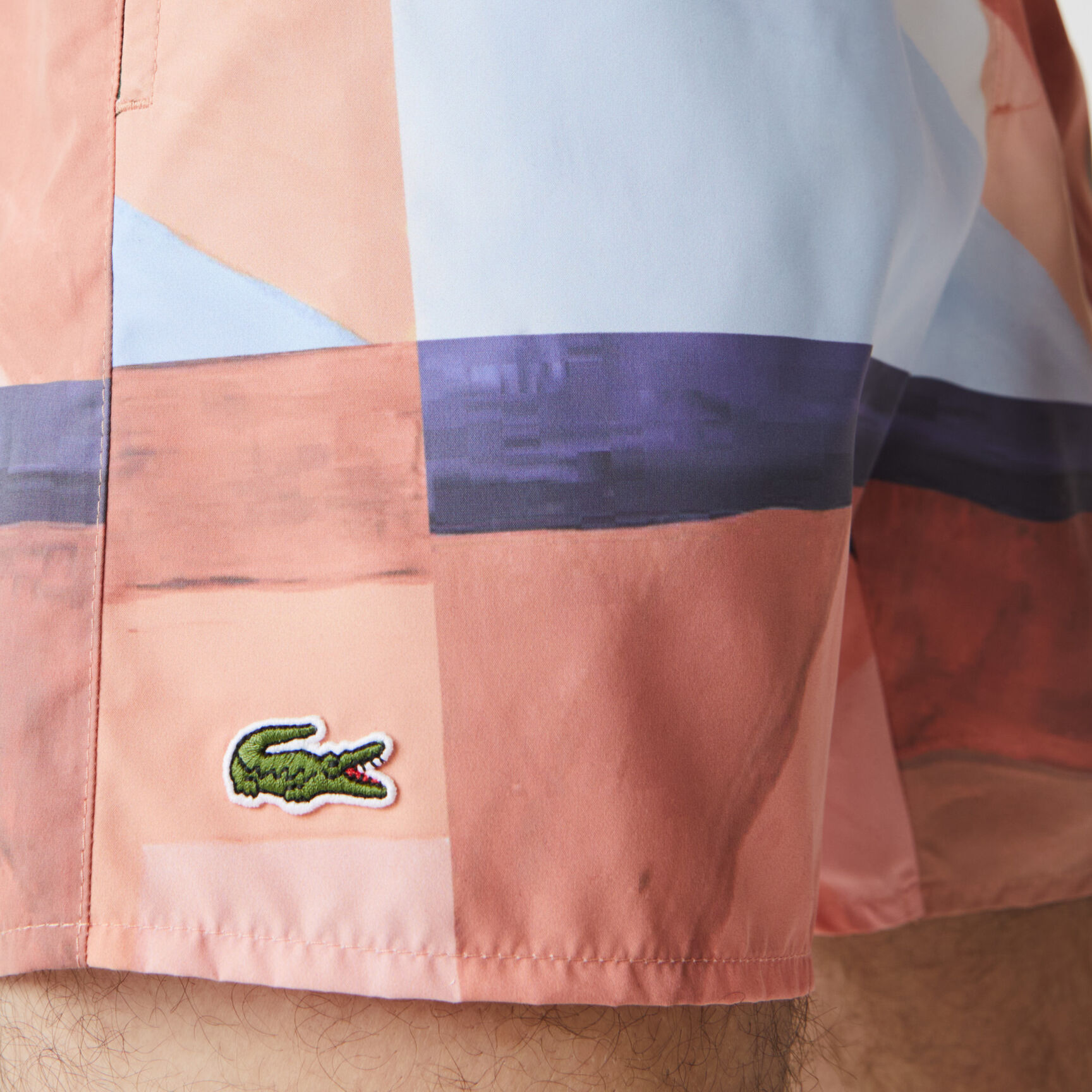 Men’s Lace-Up Waist Print Swimming Trunks Men’s Lace-Up Waist Print Swimming Trunks