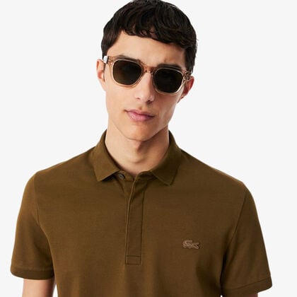 lacoste regular fit paris stretch pique polo shirt