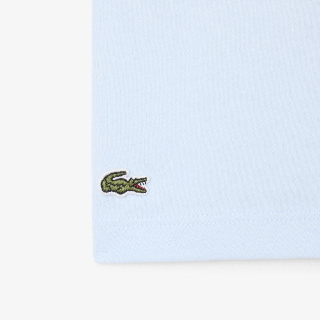 Crocodile Embroidery Cotton T-shirt lacoste crocodile embroidery cotton t shirt