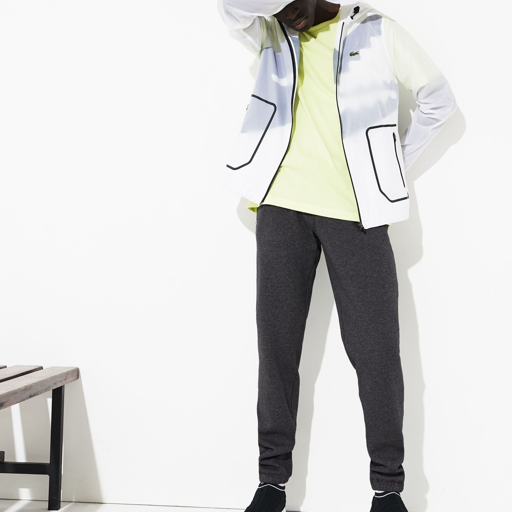 Men's Lacoste SPORT Tennis trackpants in fleece