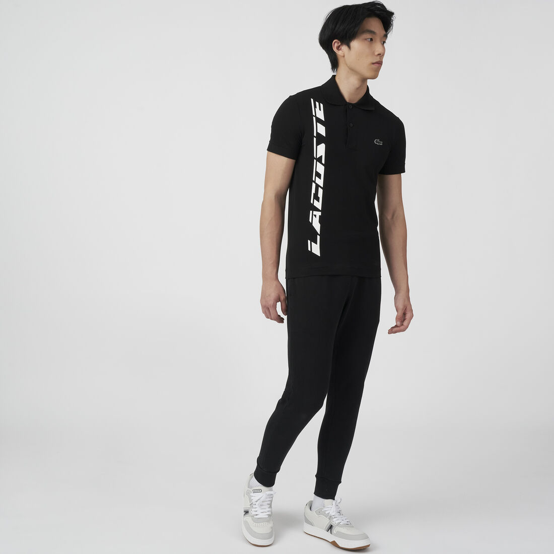 Men's Lacoste Regular Fit Branded Piqué Polo Shirt