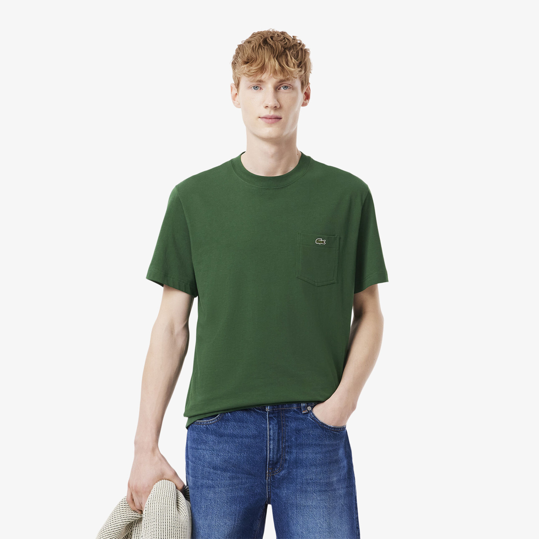 Cotton T-shirt with Breast Pocket Cotton T-shirt with Breast Pocket