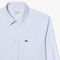 lacoste regular fit striped oxford shirt