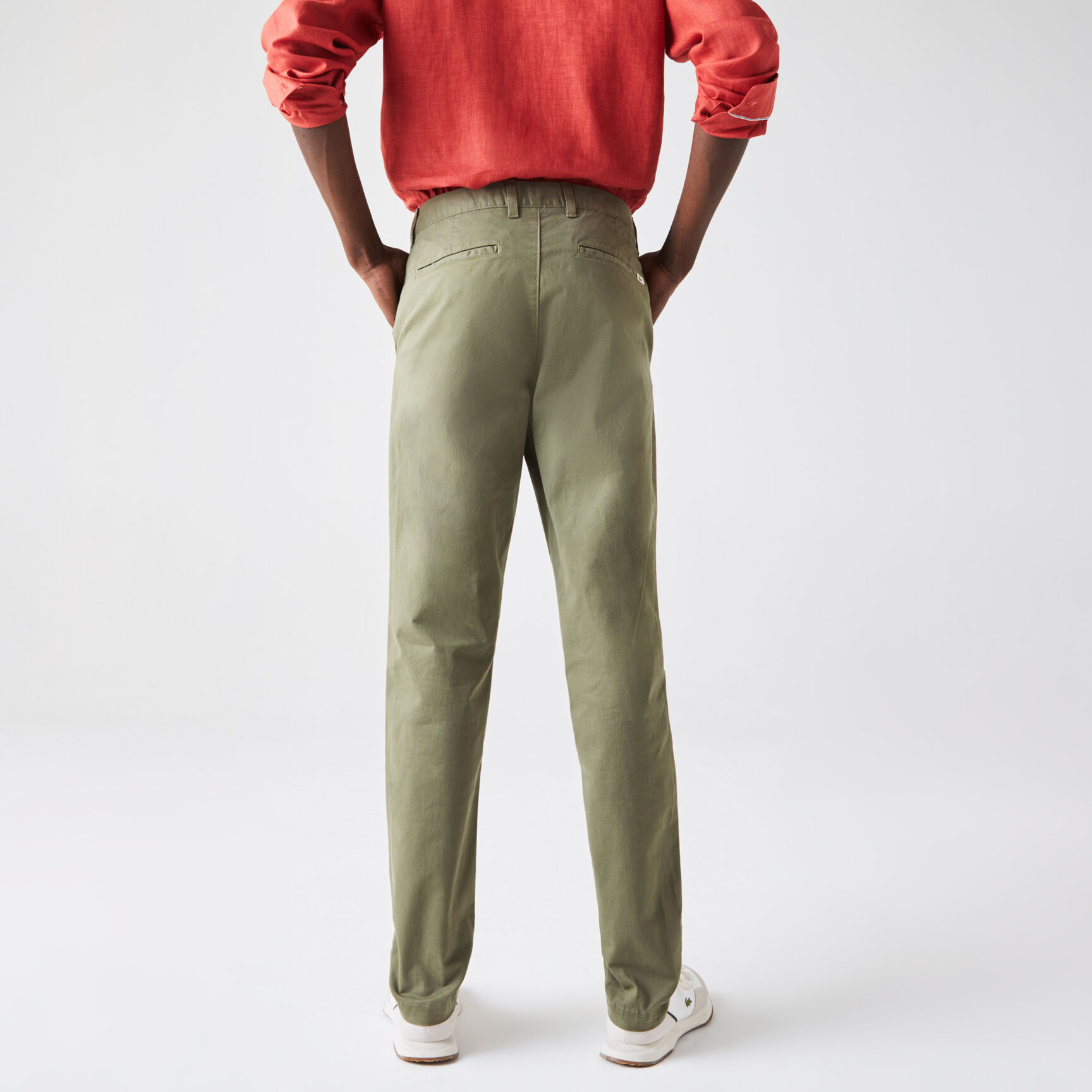 بنطال التشينو من الجبردين المرن بقصة ضيقة للرجال