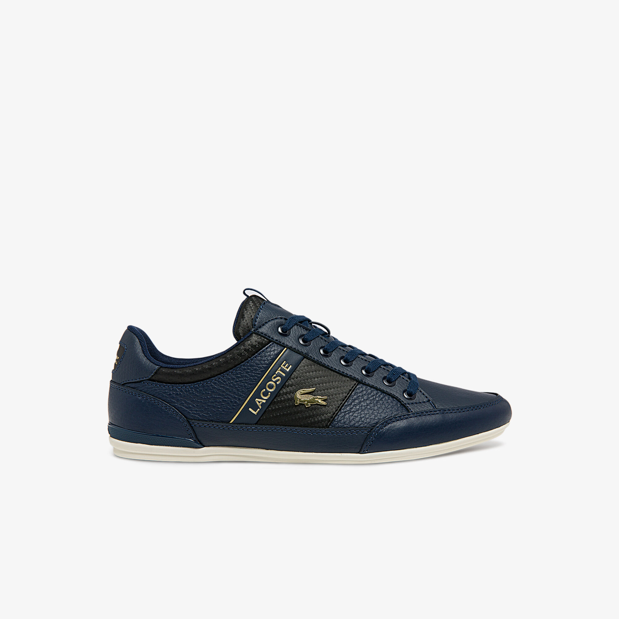 Buy Men s Chaymon Leather and Carbon Fibre Trainers Lacoste QA