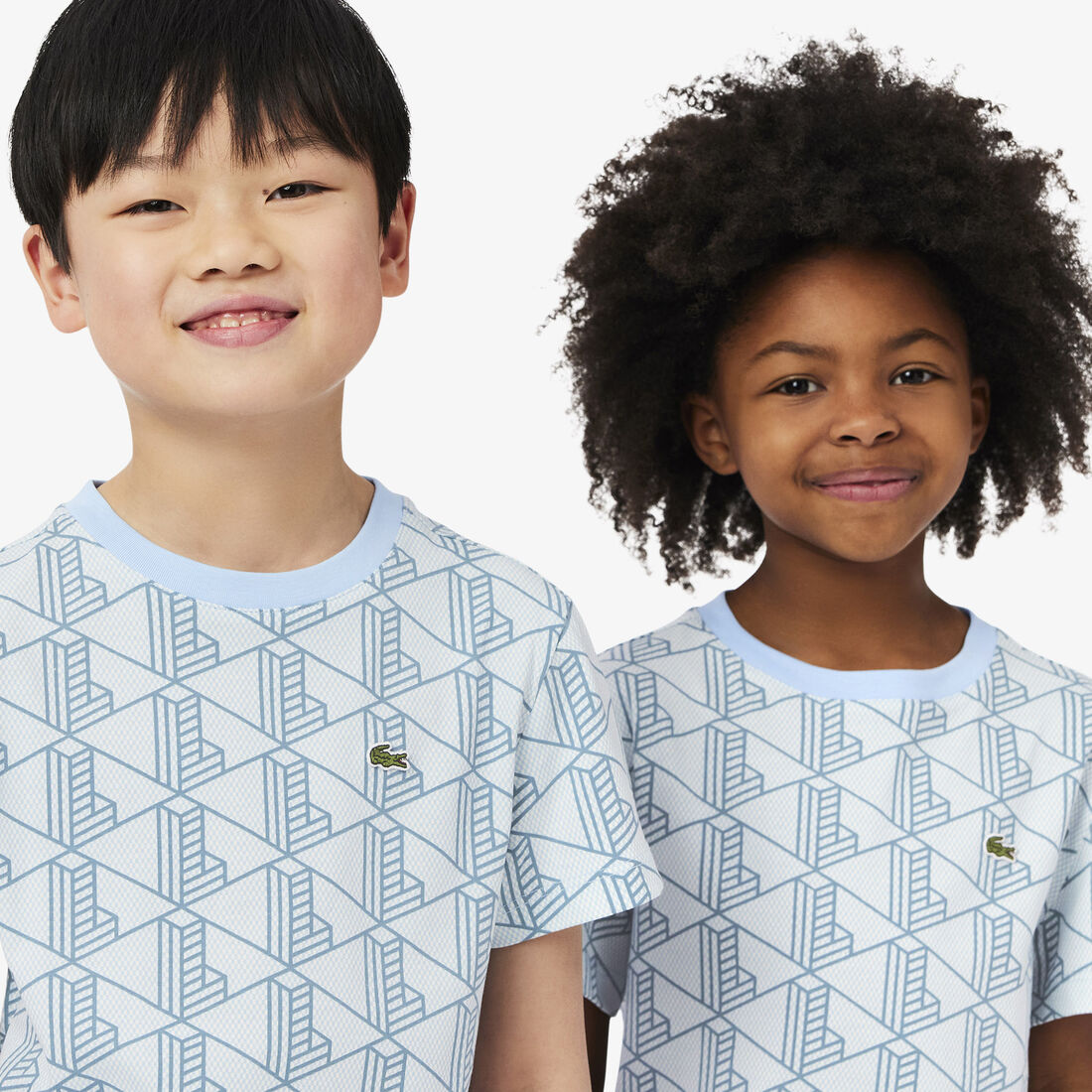 Monogram Print Cotton T-shirt Monogram Print Cotton T-shirt