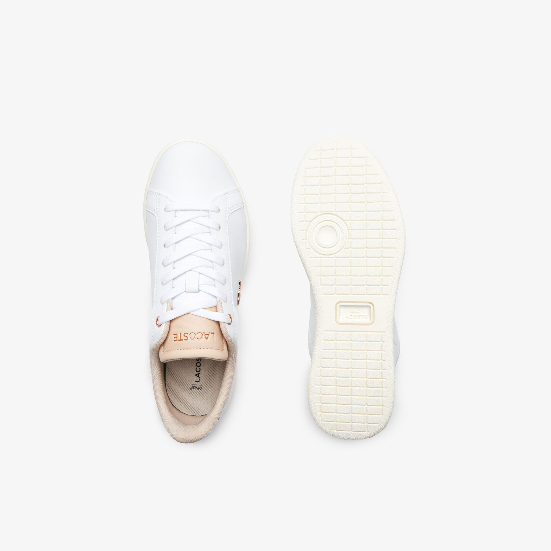 women s lacoste carnaby pro leather trainers