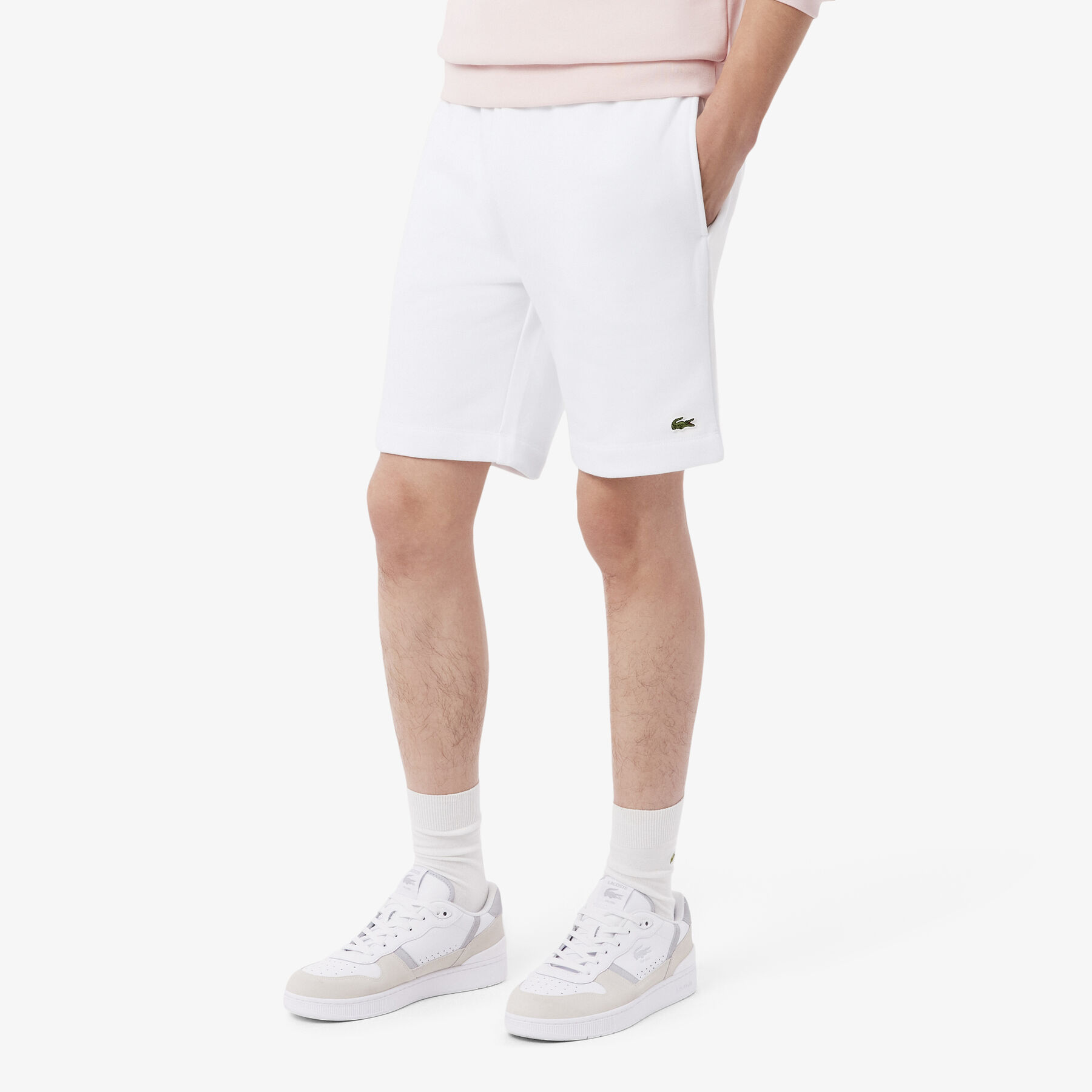 Regular Fit Fleece Shorts lacoste regular fit fleece shorts