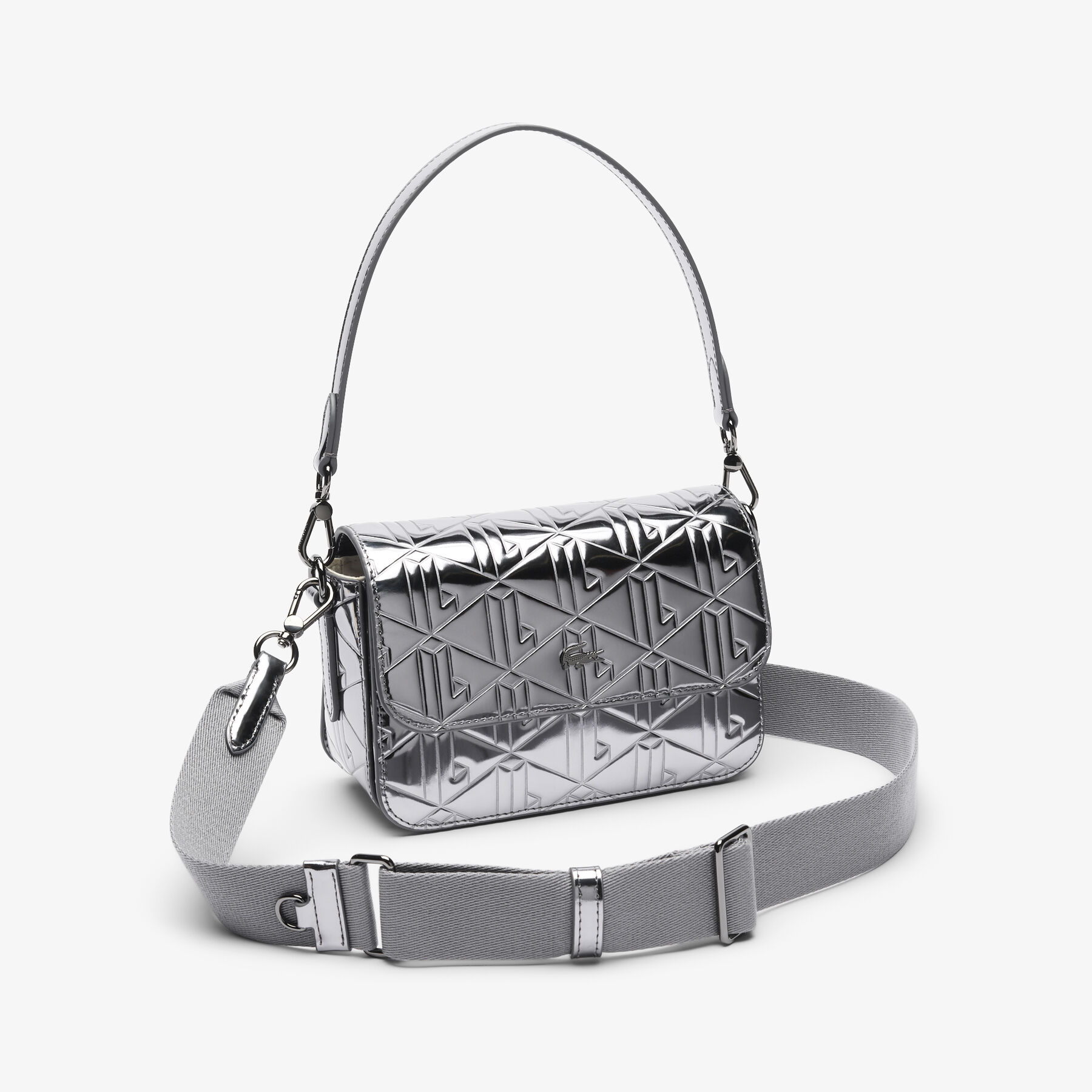 Metallic Shoulder Bag lacoste metallic shoulder bag