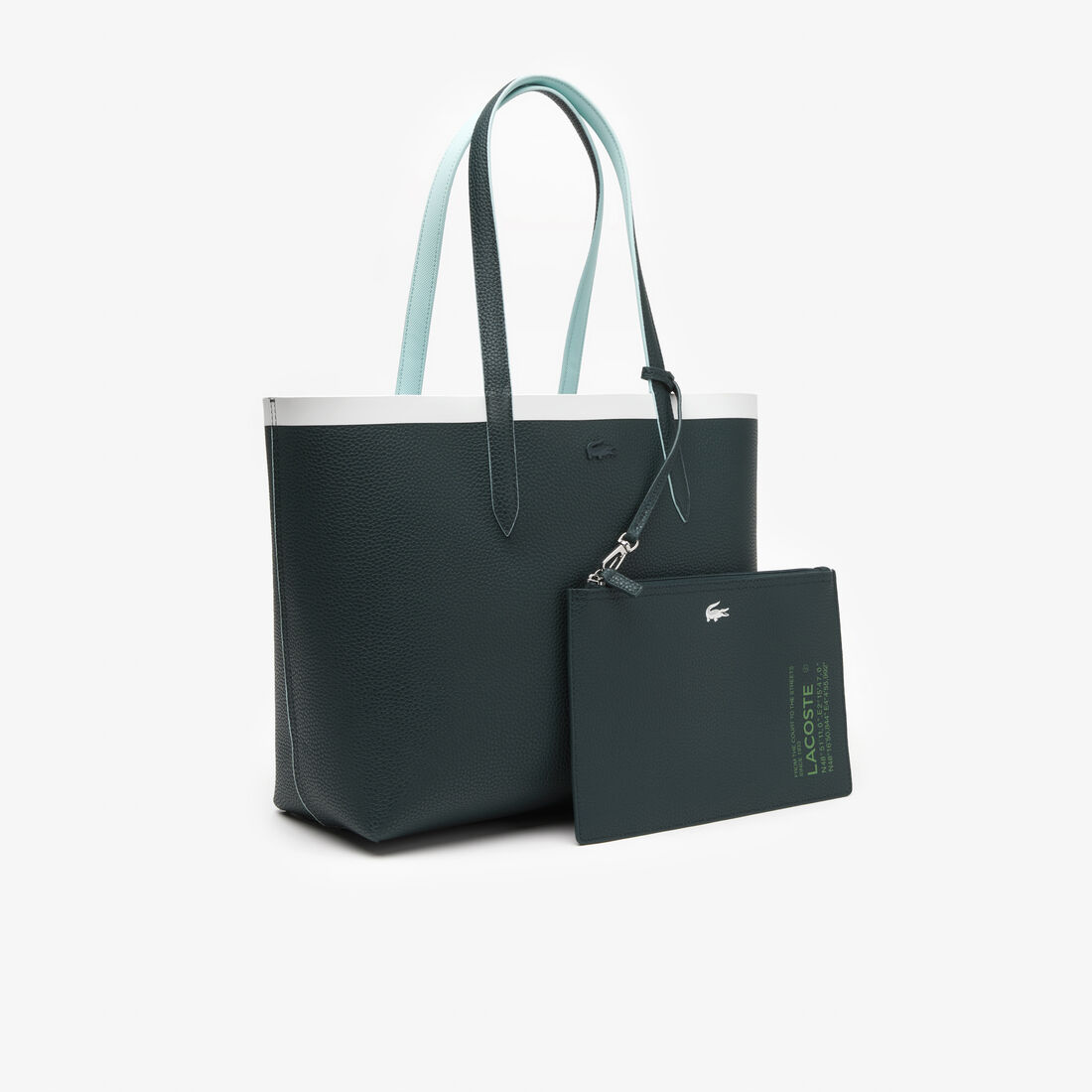 Women’s Lacoste Anna Reversible Tote with Zipped Pouch Women’s Lacoste Anna Reversible Tote with Zipped Pouch