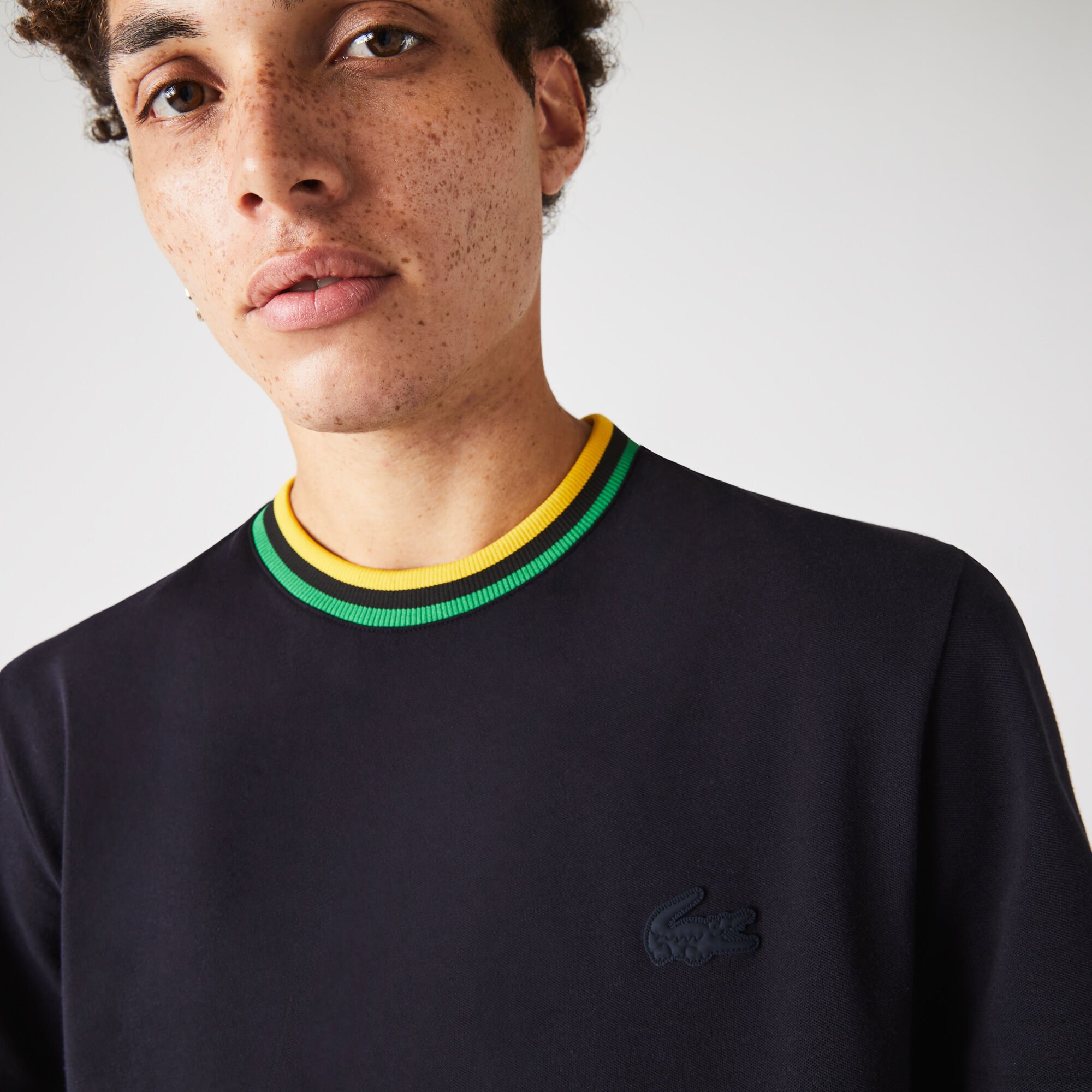 Buy Men s Crew Neck Ultra Light Breathable Piqu T shirt Lacoste QA