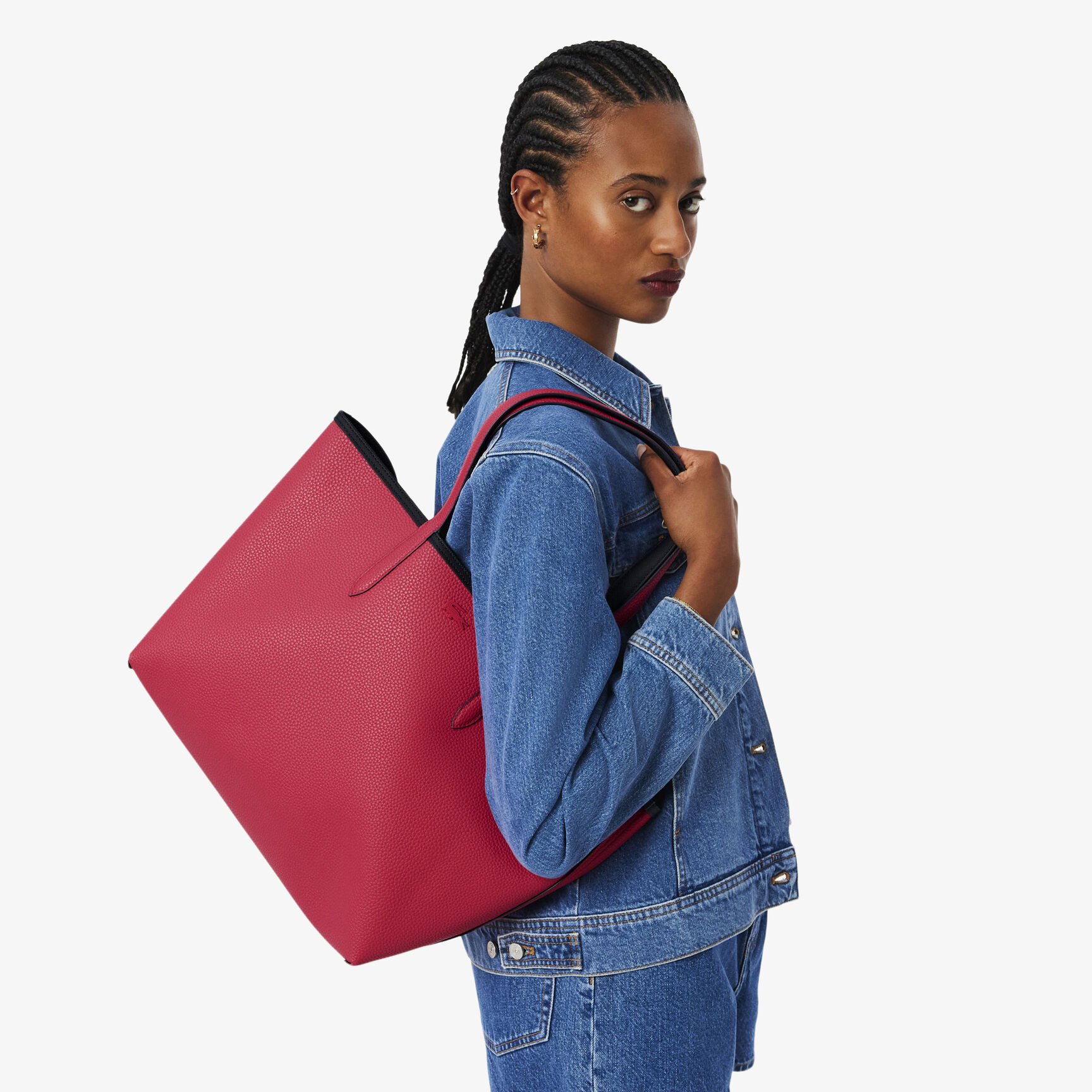 حقيبة آنا القابلة للعكس مع حقيبة صغيرة قابلة للفصل