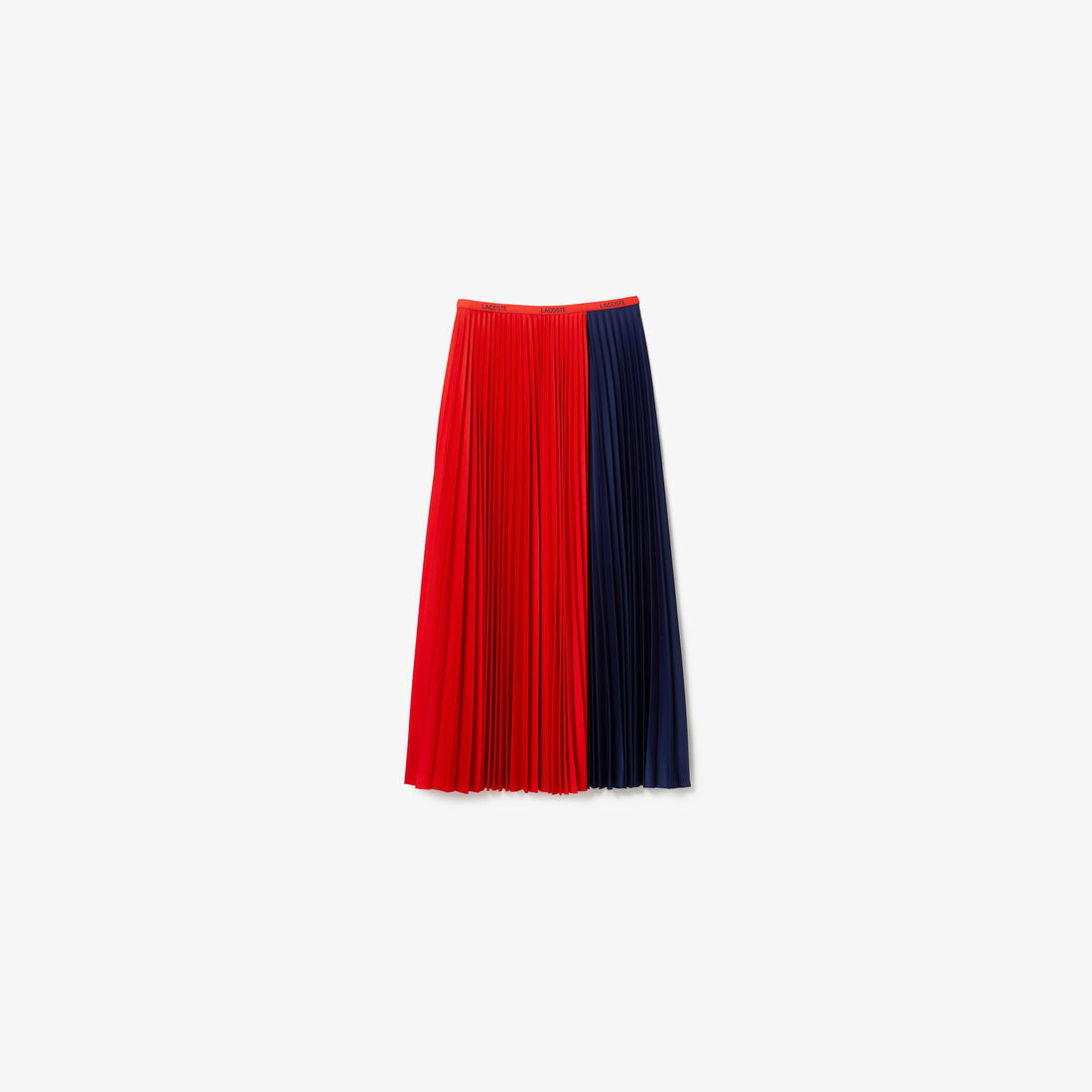 Women’s Mid-Length Colourblock Pleated Skirt Women’s Mid-Length Colourblock Pleated Skirt
