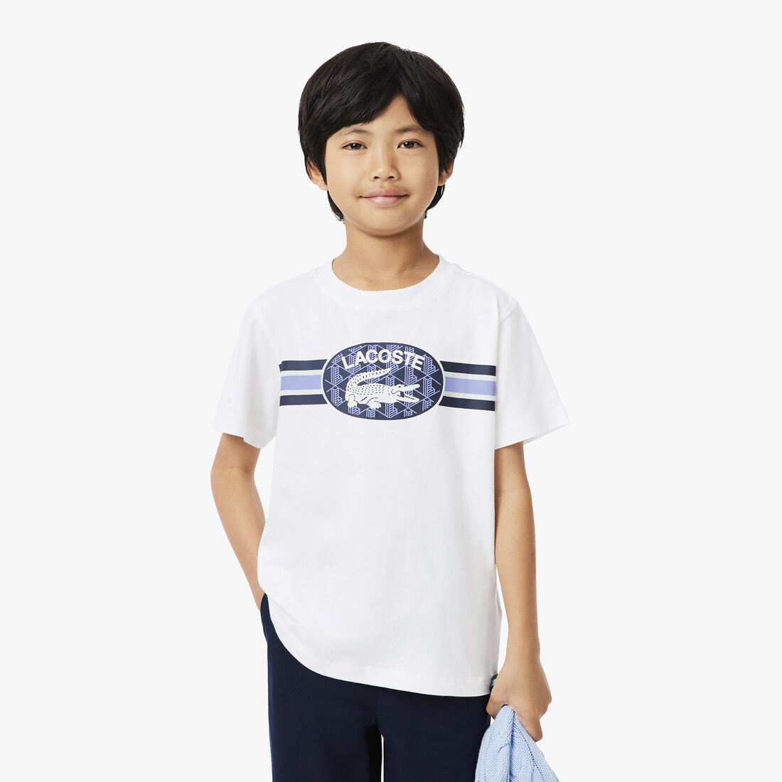 Monogram Print Cotton T-shirt