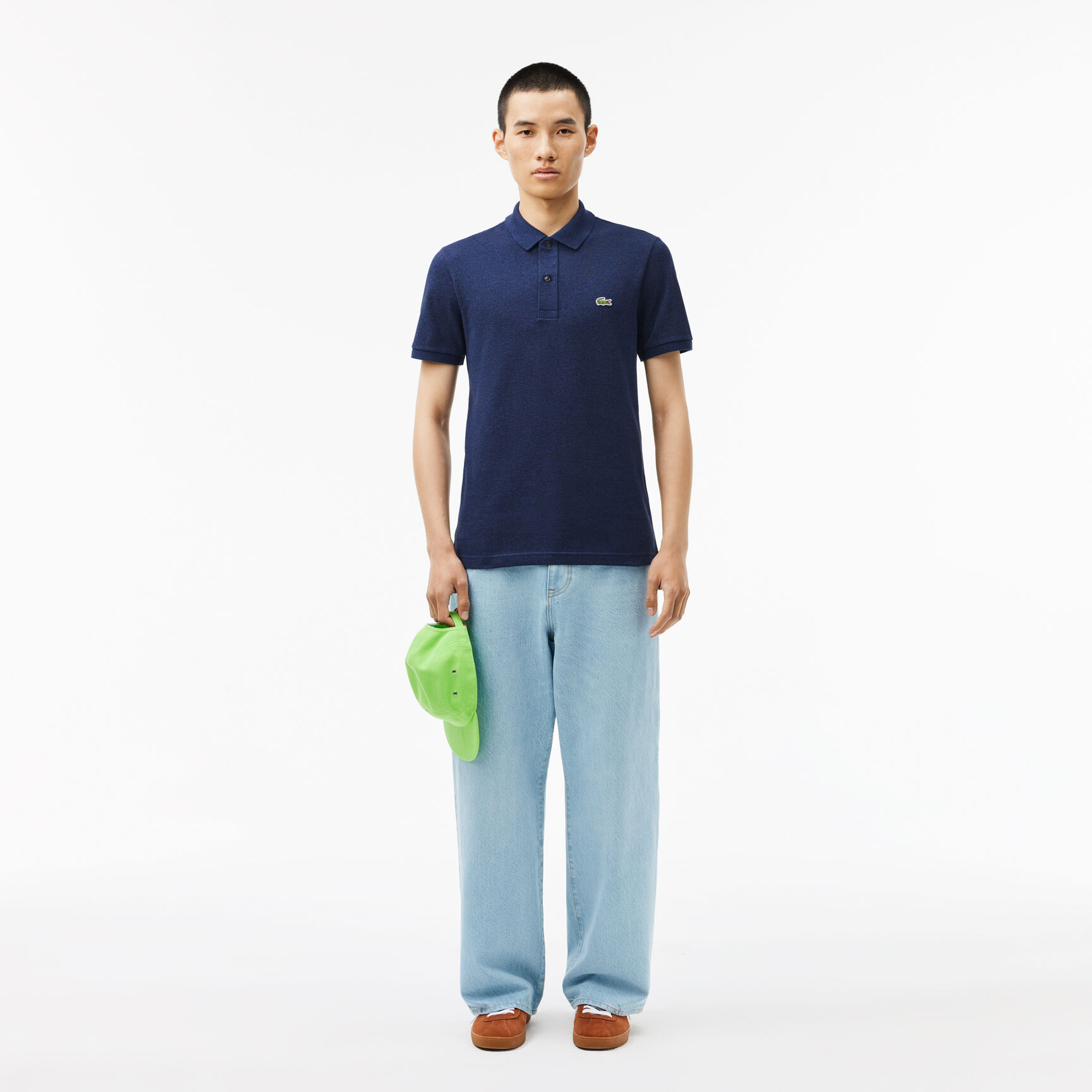 قميص بولو بيكيه بقصة ضيقة L.12.12