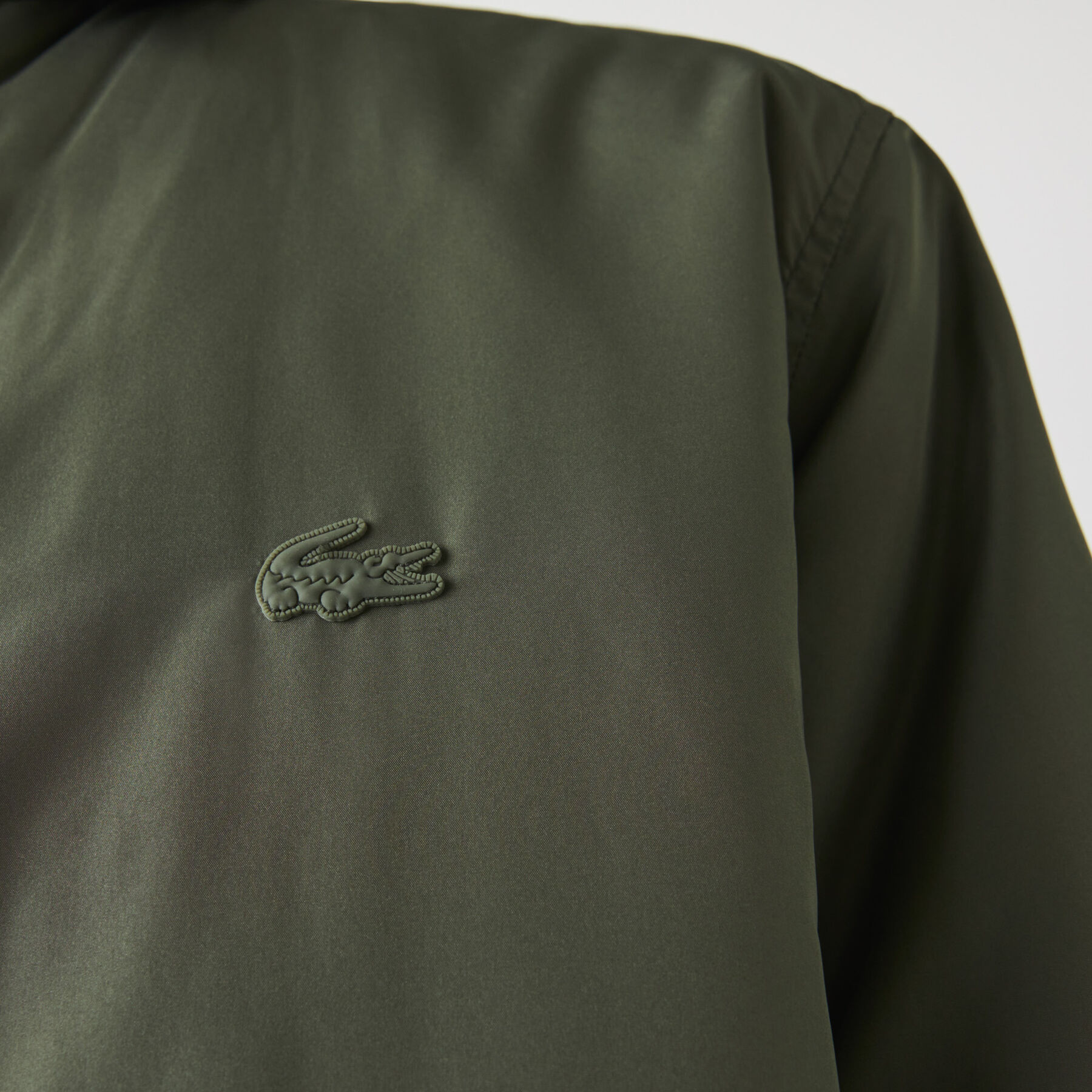 lacoste men s water resistant quilted overshirt