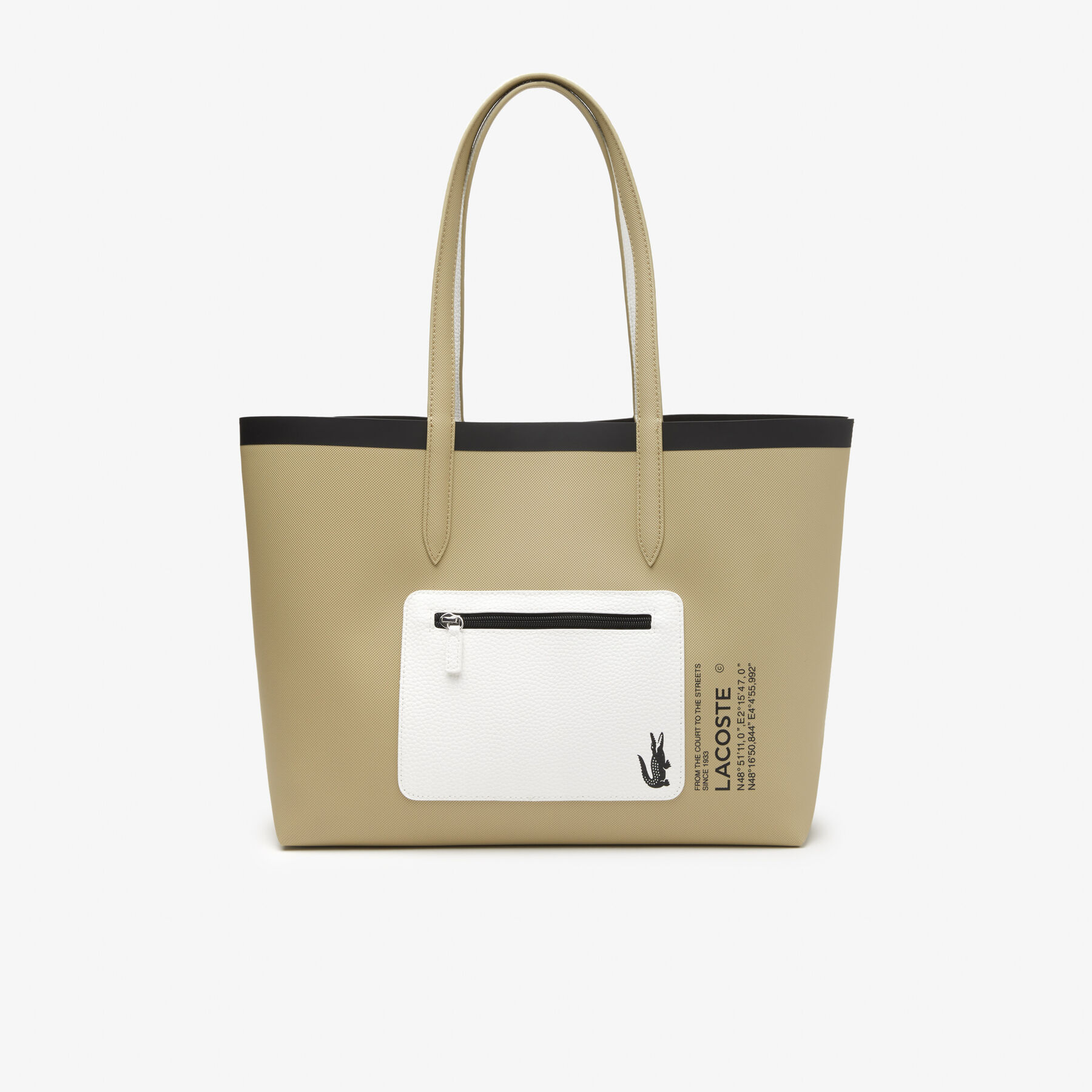 Women’s Lacoste Anna Reversible Tote with Zipped Pouch women s lacoste anna reversible tote with zipped pouch