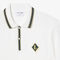 lacoste classic fit french made badge accent polo shirt