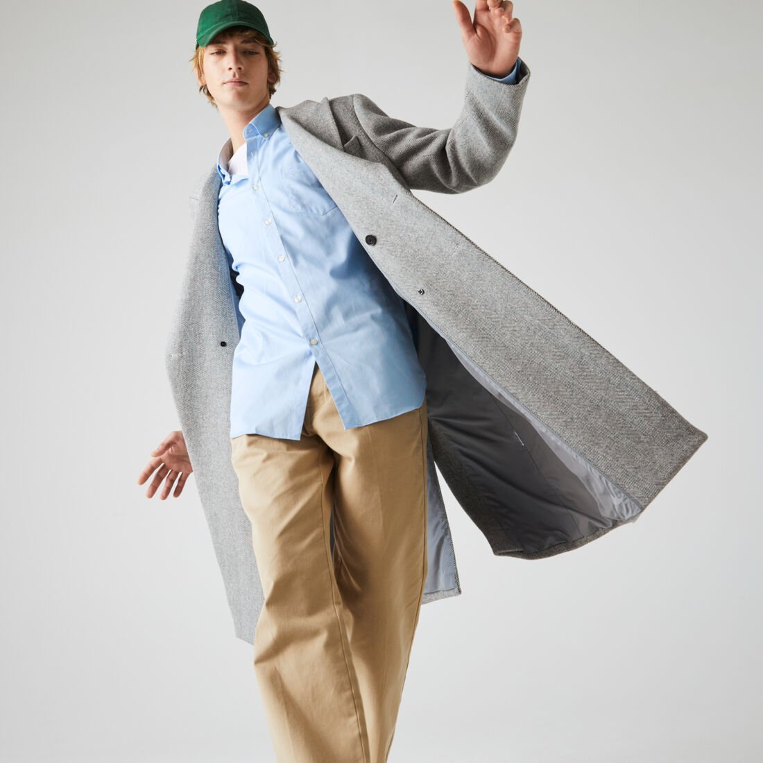 قميص للرجال بقصة عادية من قطن ميني بيكيه قميص للرجال بقصة عادية من قطن ميني بيكيه