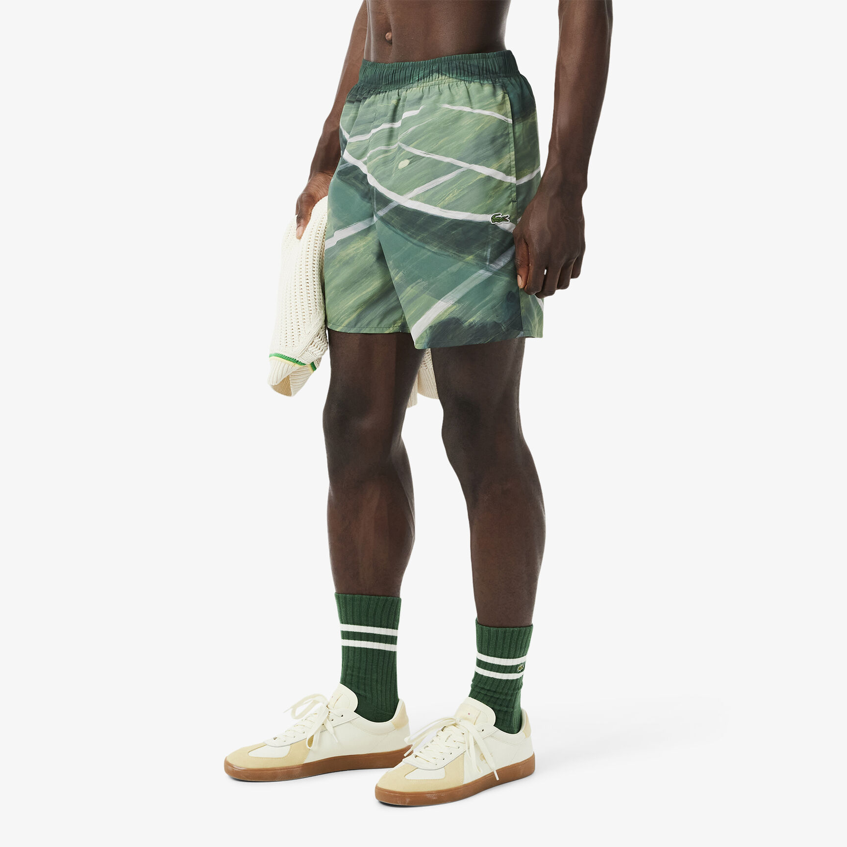 Mid Length Quick-Dry Swim Trunks