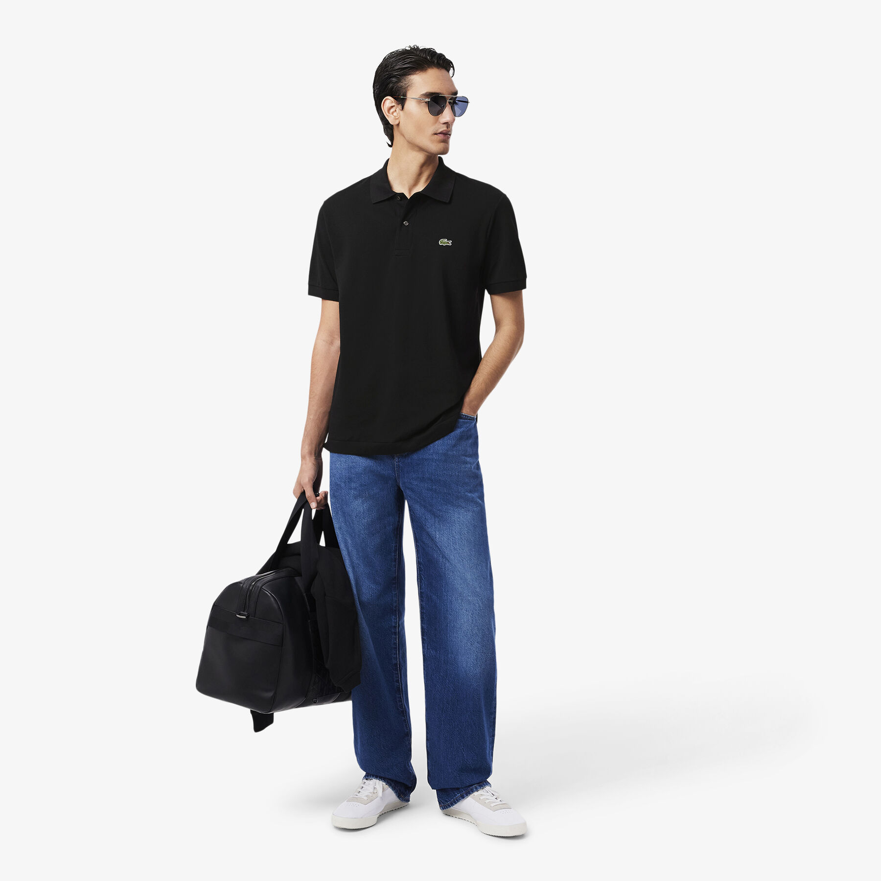lacoste classic fit l 12 12 light pique polo shirt