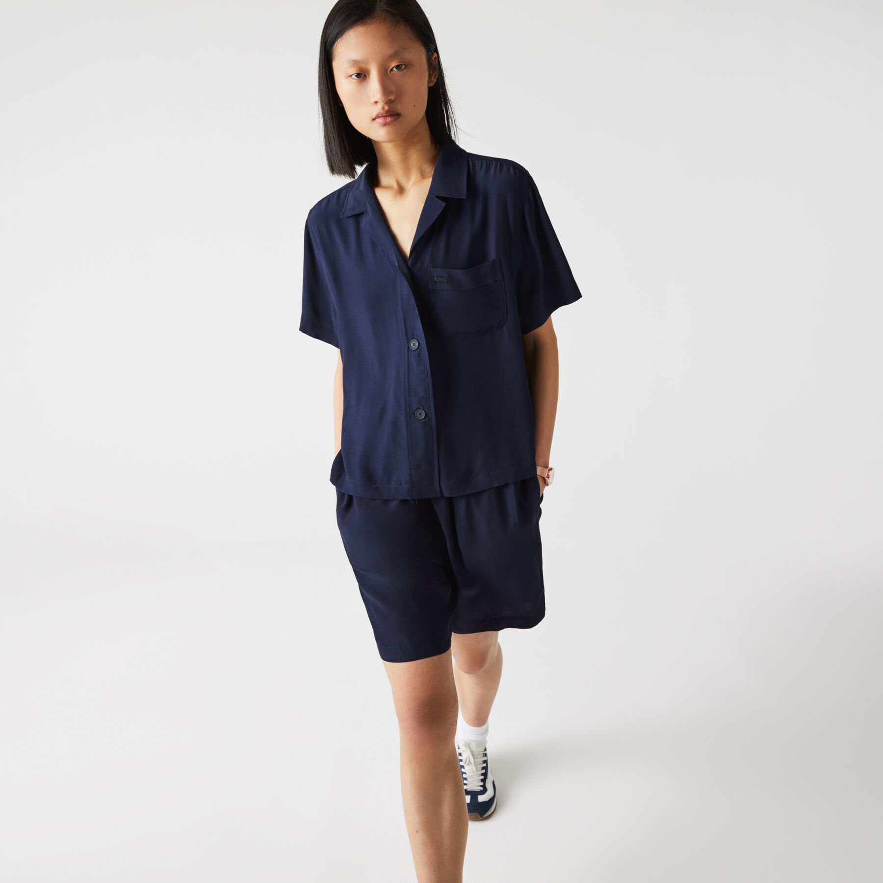 Women’s Hawaiian Fit Lightweight Shirt lacoste women s hawaiian fit lightweight shirt