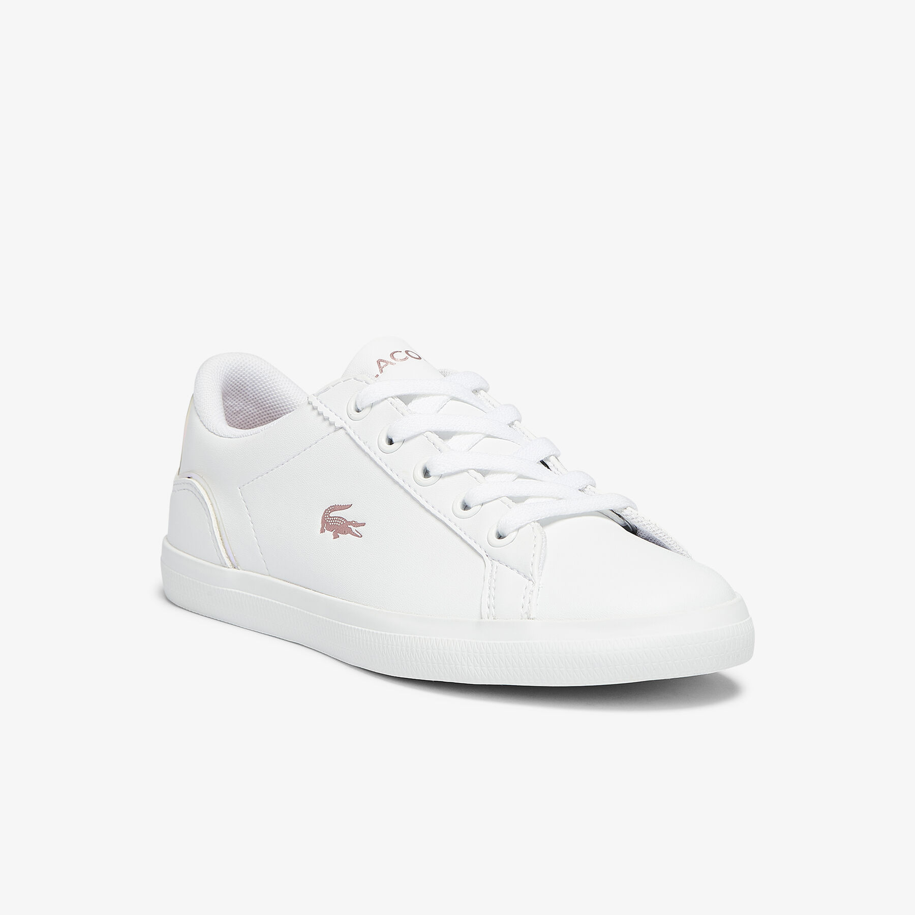 Children's Lerond Synthetic Iridescent Trainers lacoste children s lerond synthetic iridescent trainers
