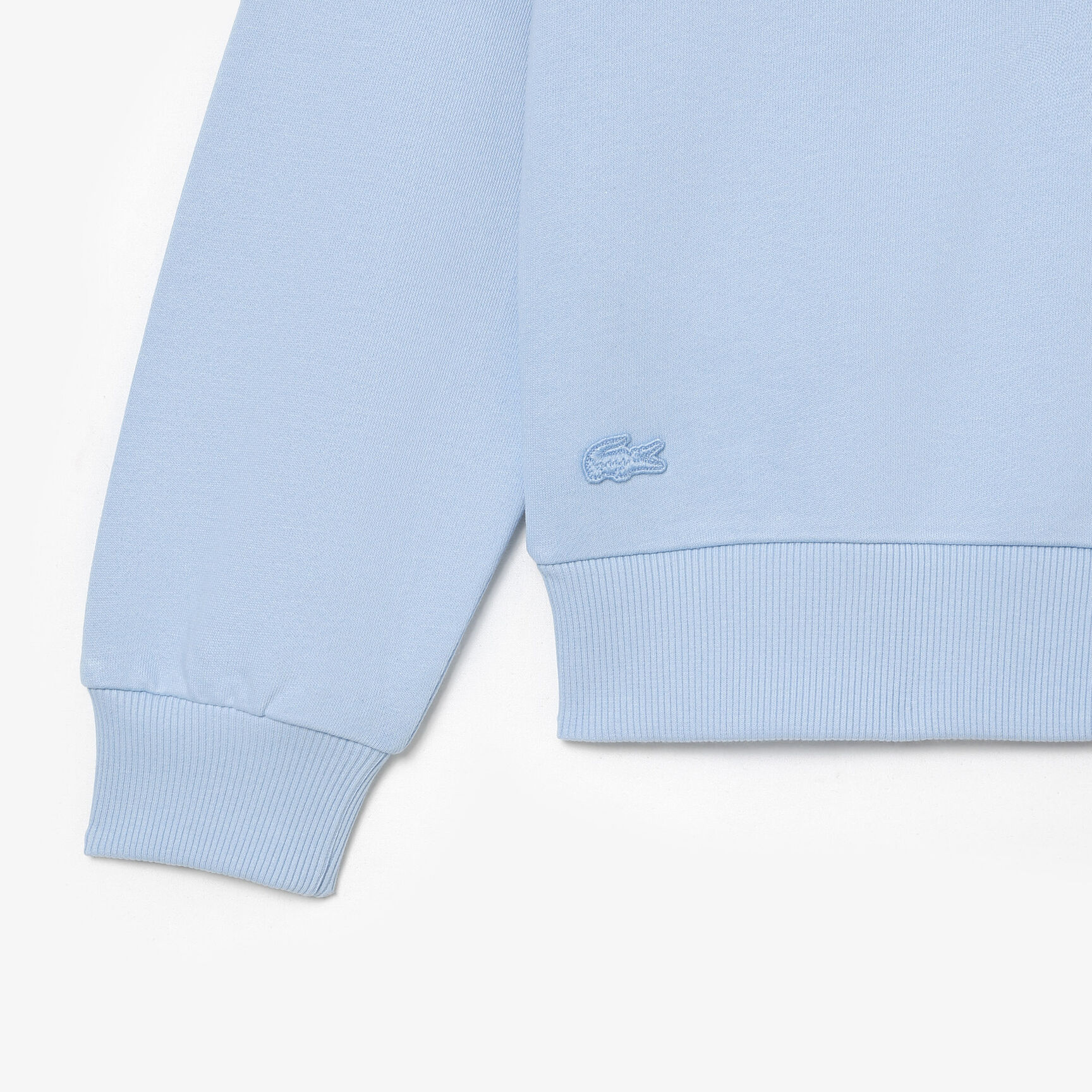 سويت شيرت صوف قطن عضوي بقصة فضفاضة للنساء مجموعة Lacoste x Netflix