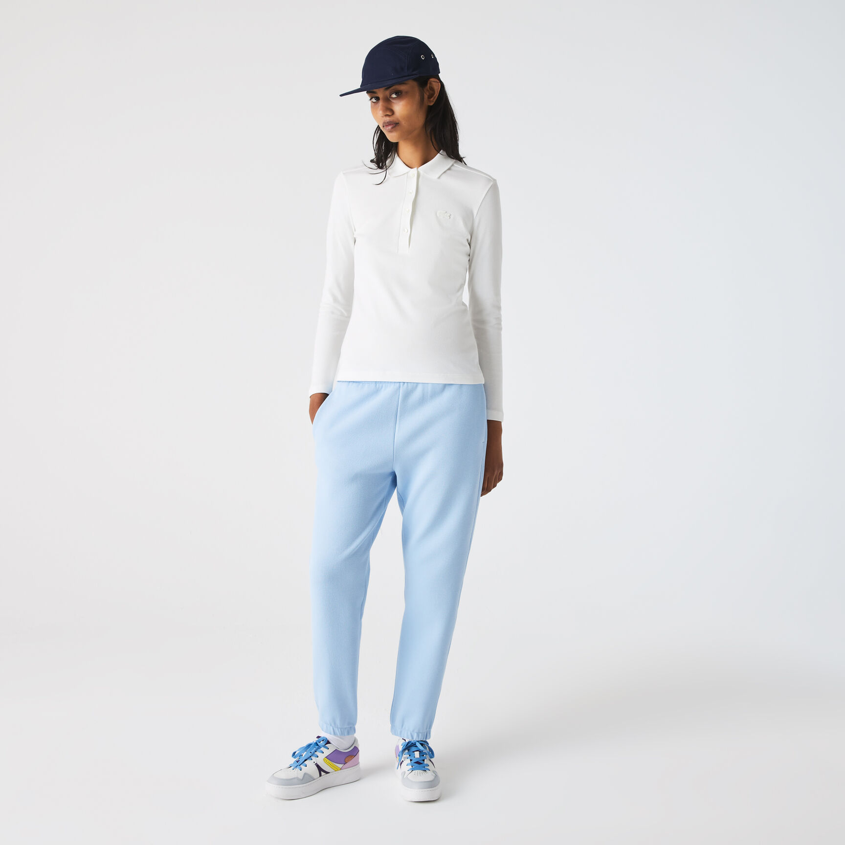 Women's Slim fit Stretch Pique Lacoste Polo Shirt Women's Slim fit Stretch Pique Lacoste Polo Shirt