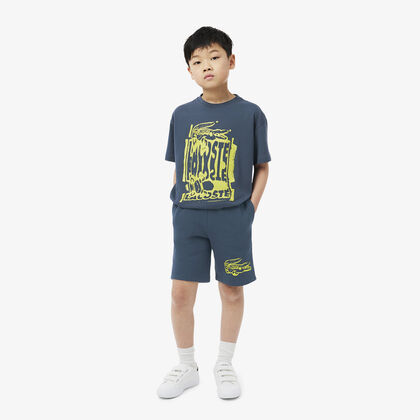 Print Fleece Shorts