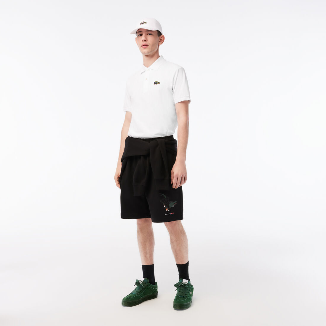 Men’s Lacoste x Netflix Organic Cotton Polo Shirt Men’s Lacoste x Netflix Organic Cotton Polo Shirt