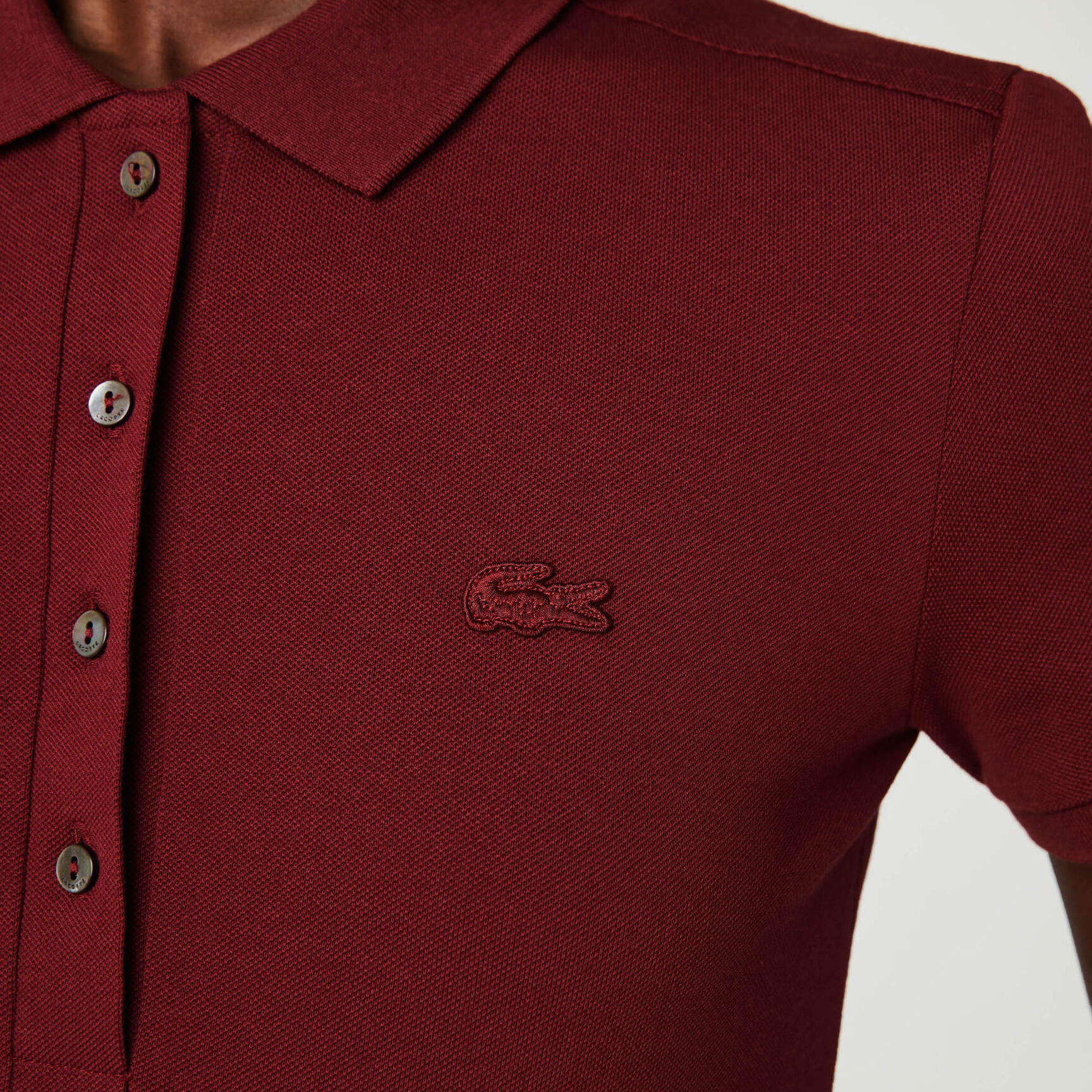 L.12.D Slim Fit Stretch Petit Pique Polo Shirt