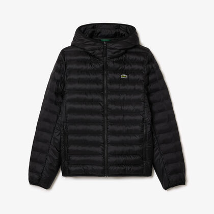 Water Repellent Hood Quilted Puffed Jacket