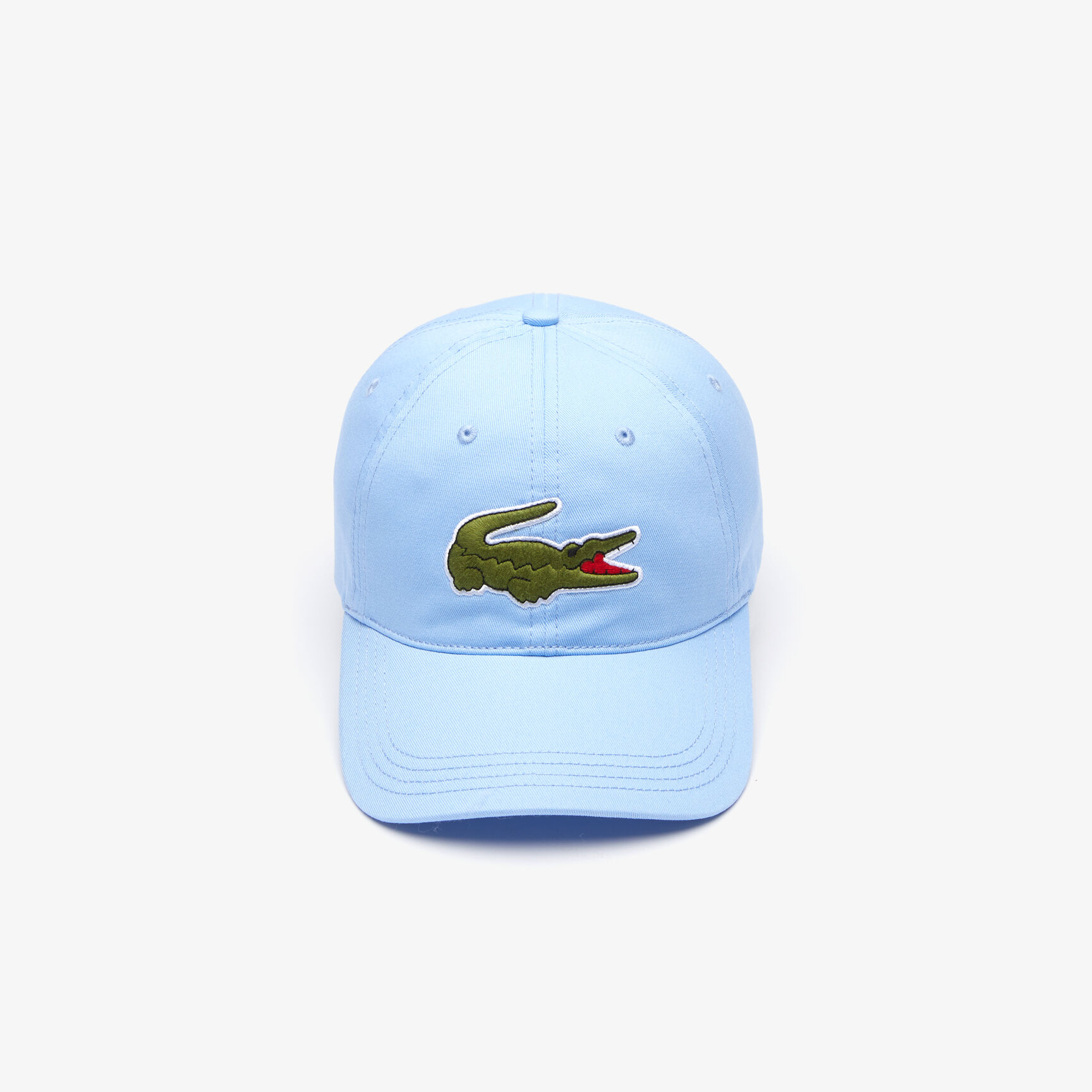 Men's Contrast Strap And Oversized Crocodile Cotton Cap Men's Contrast Strap And Oversized Crocodile Cotton Cap