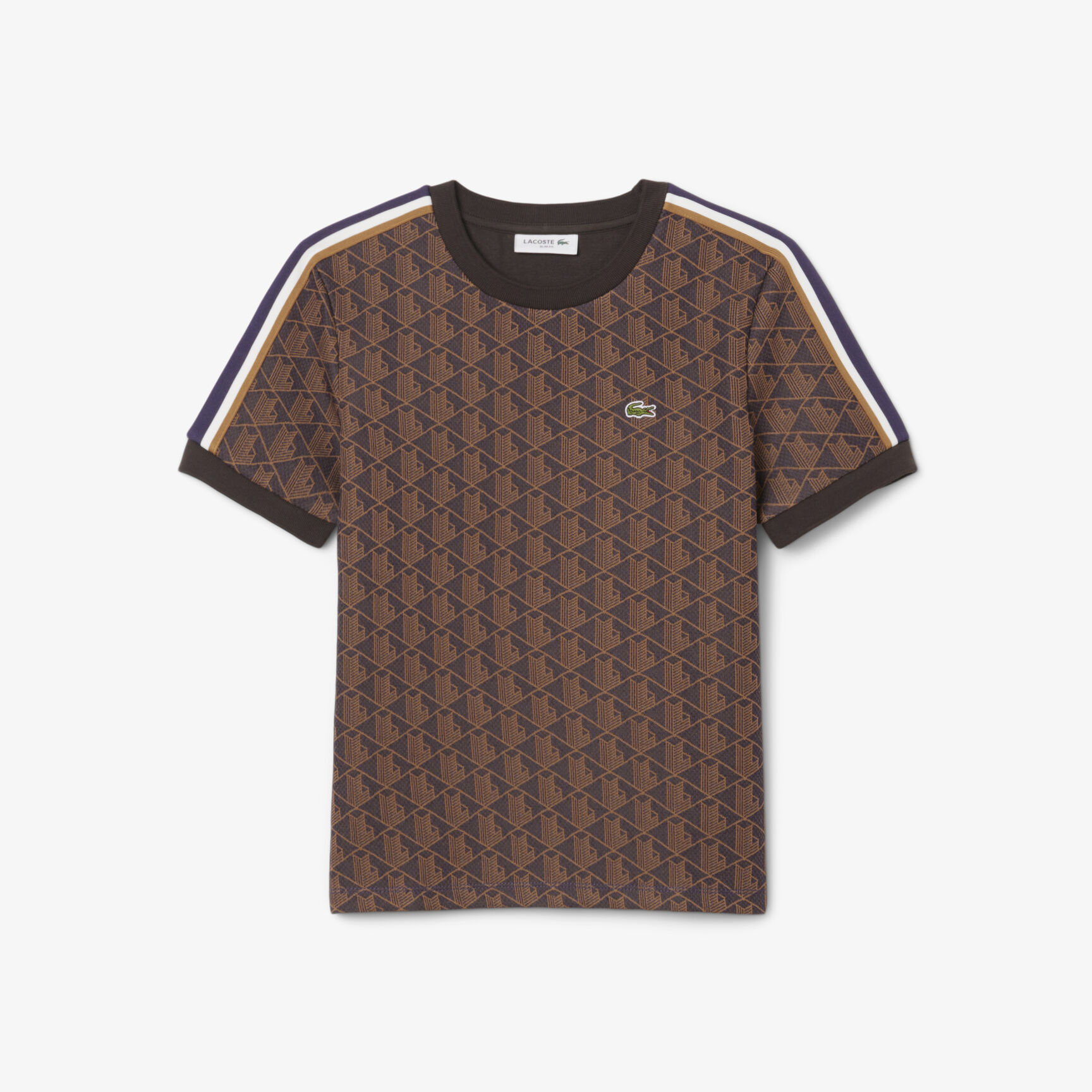 Slim Fit Monogram Jacquard T-shirt