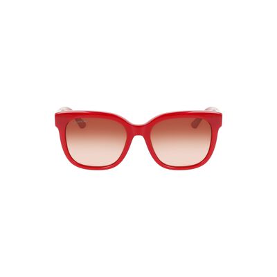 Women's Rectangle Acetate Croco Skin Sunglasses
