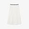 Long Pleated Elasticated Waist Skirt