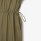lacoste oversized cotton zip front shirt dress
