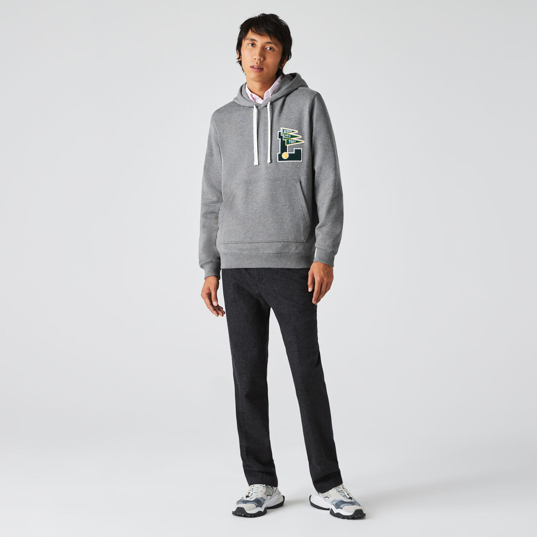 Men’s Pennants L Badge Hooded Cotton Fleece Sweatshirt Men’s Pennants L Badge Hooded Cotton Fleece Sweatshirt