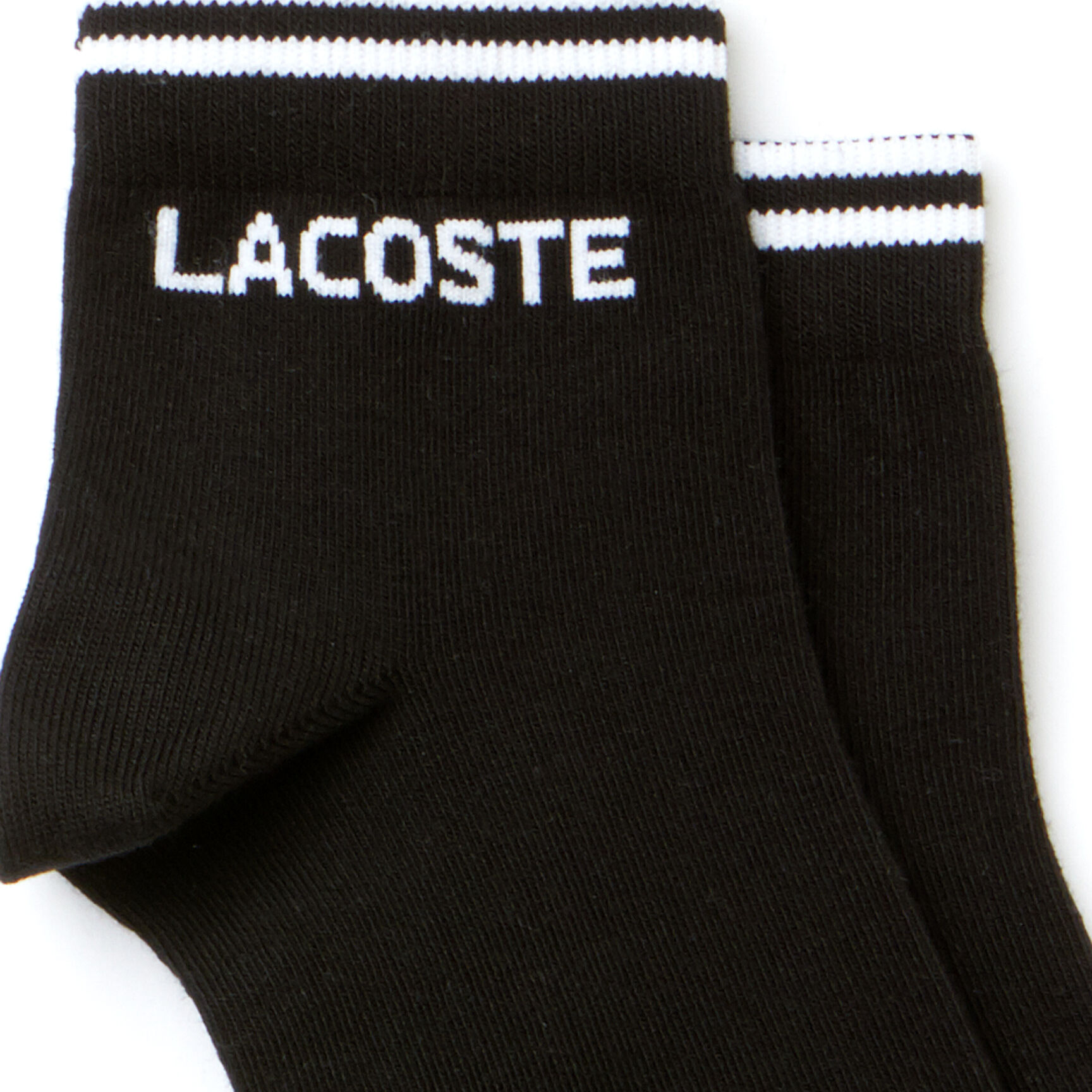 Men's Two-pack of Lacoste Tennis low-cut socks in jacquard jersey Men's Two-pack of Lacoste Tennis low-cut socks in jacquard jersey