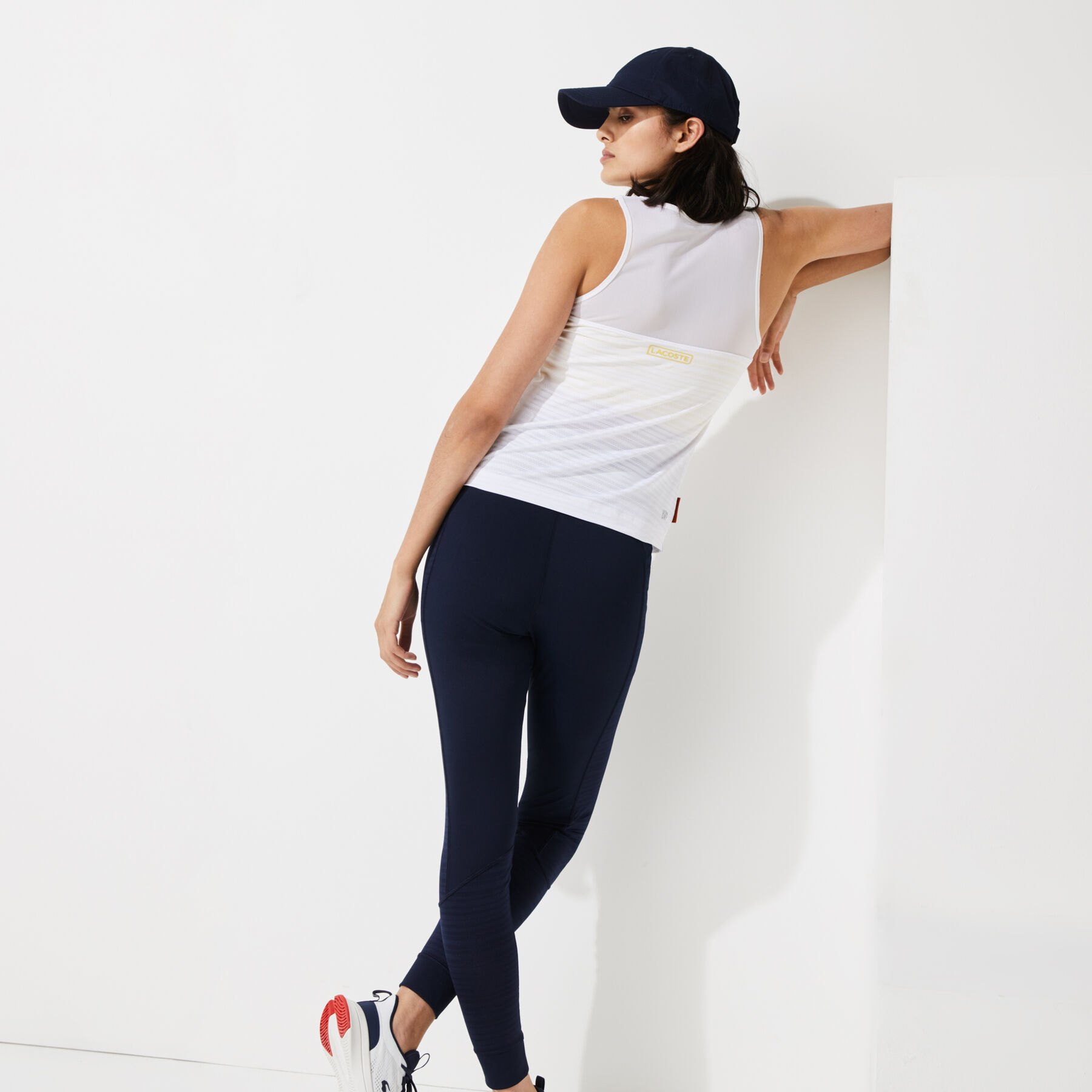 Women’s Lacoste SPORT French Open Edition Bimaterial Tank Top women s lacoste sport french open edition bimaterial tank top