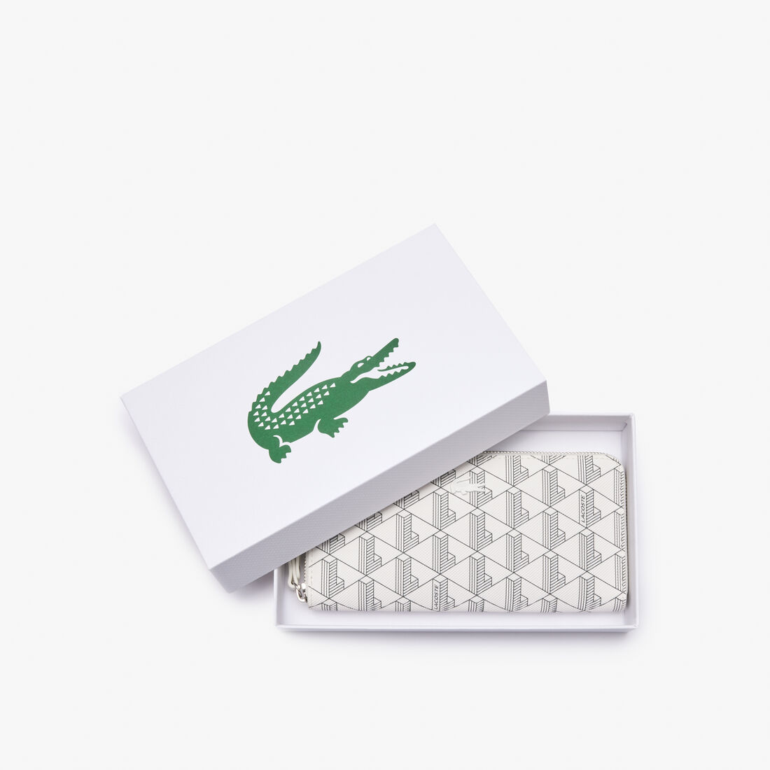 Women's Lacoste Monogram Print Zip Wallet Women's Lacoste Monogram Print Zip Wallet